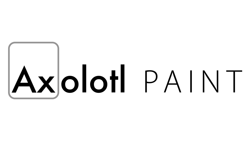 Axolotl paint logo