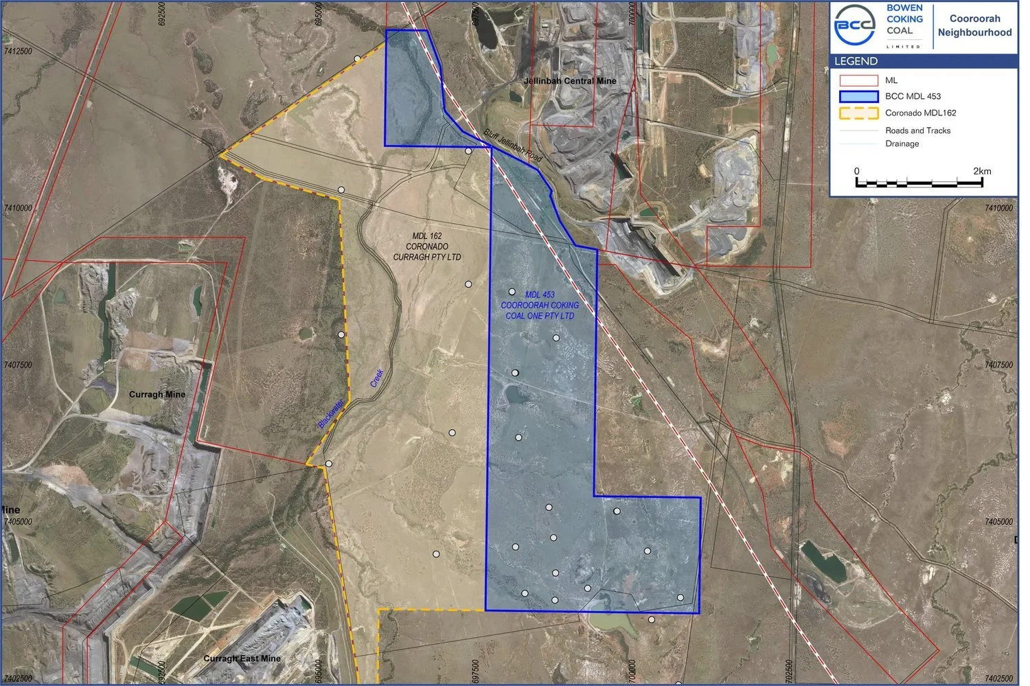 Cooroorah Project Map