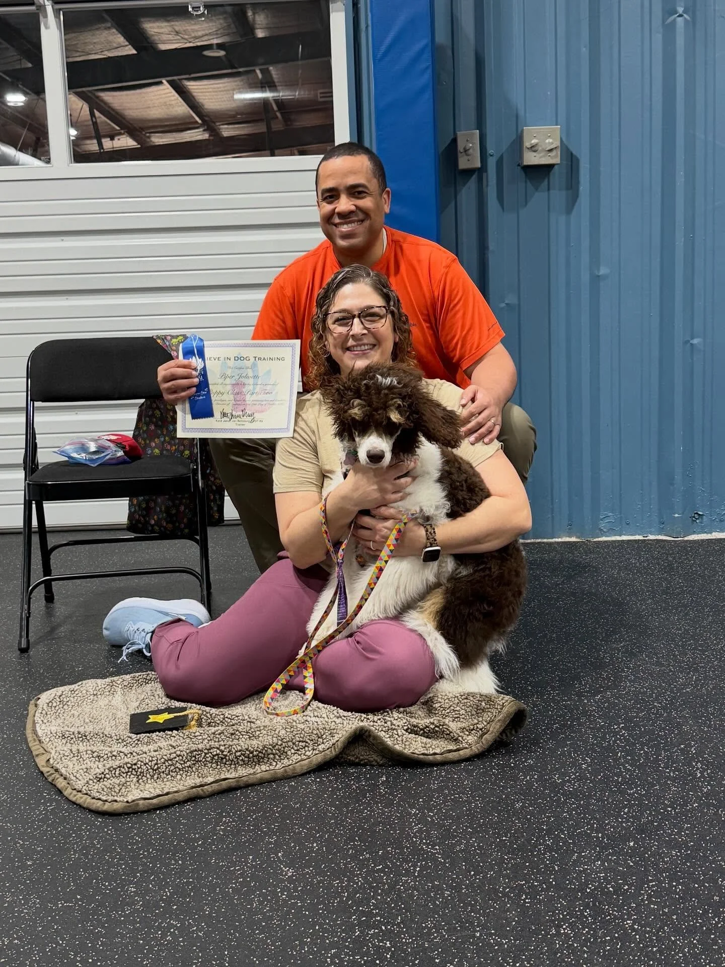 Congratulations to these Super Star Puppy Class Part 2 graduates! These teenagers and their parents worked their tails off the last six weeks! Mutual respect, effective communication, and calm persistence are the keys to success and getting through t