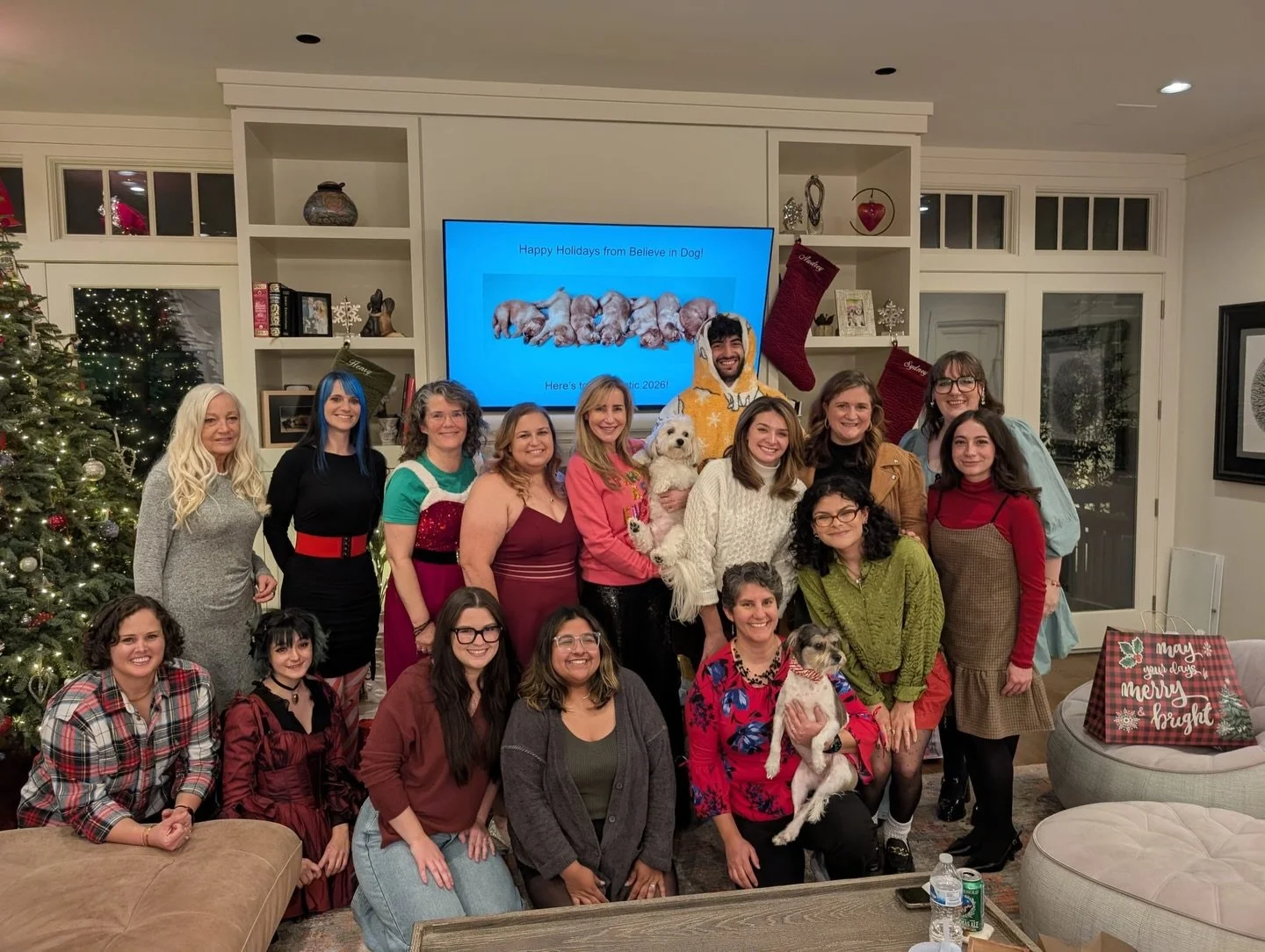Happy holidays from all of the staff at Believe in Dog! This year has been a great year and 2026 will be even better! Thank you for tagging along and for trusting us with your furry friends! We truly are so lucky and it&rsquo;s all thanks to amazing 