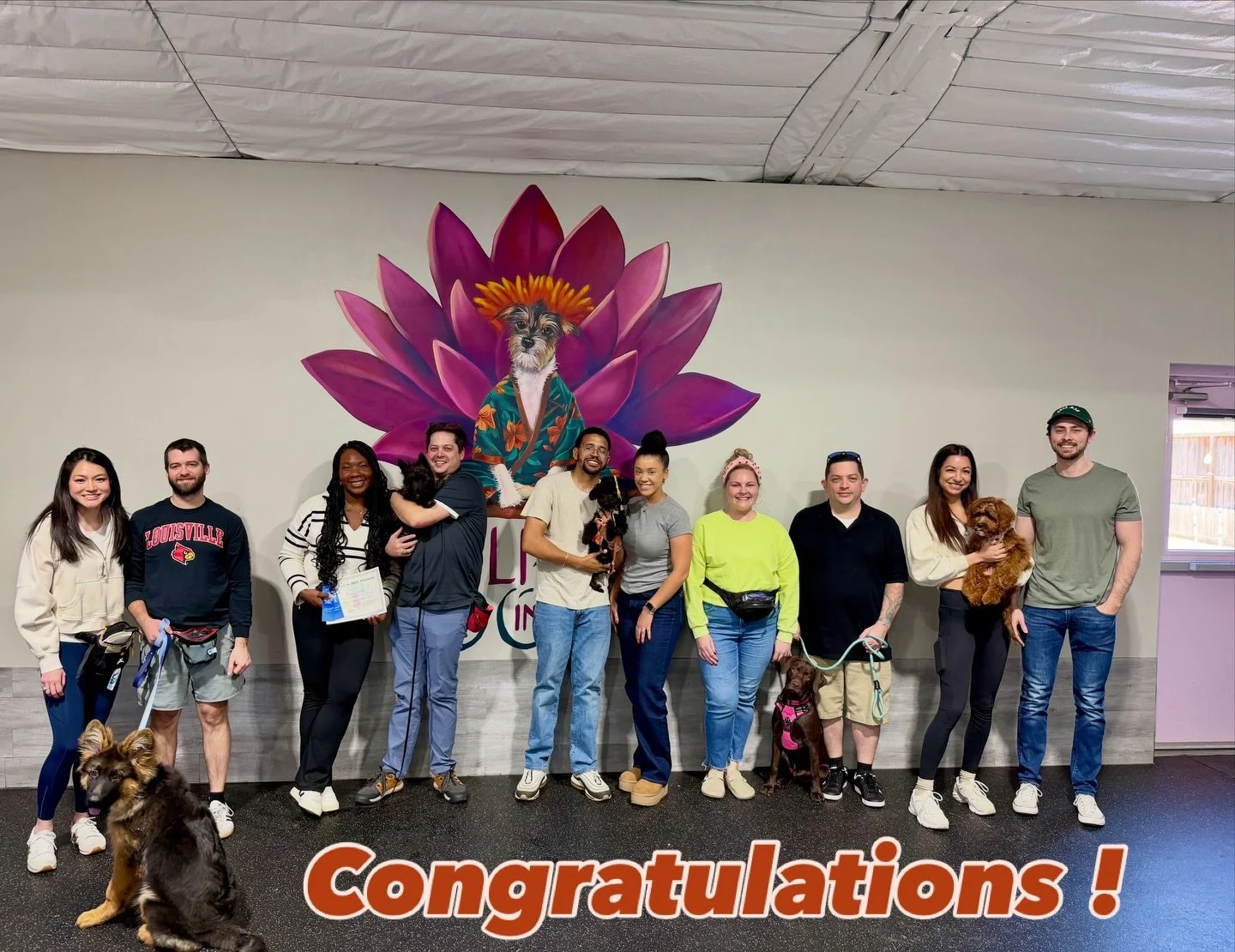 Puppy Class Part One Graduates! These teams worked their little tails off and are Super Star Believers! It&rsquo;s all about Becoming the Center of your dog&rsquo;s universe and strengthening your psychic bungee cord. If you can do that, you will rea