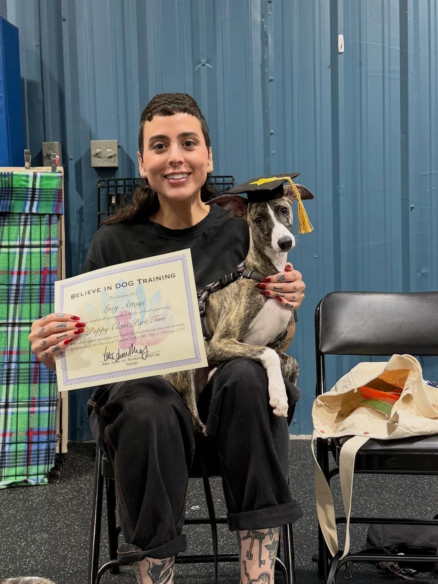 Congratulations to these Super Star Puppy Class Part 2 graduates! These teenagers and their parents worked their tails off the last six weeks! Mutual respect, effective communication, and calm persistence are the keys to success and getting through t