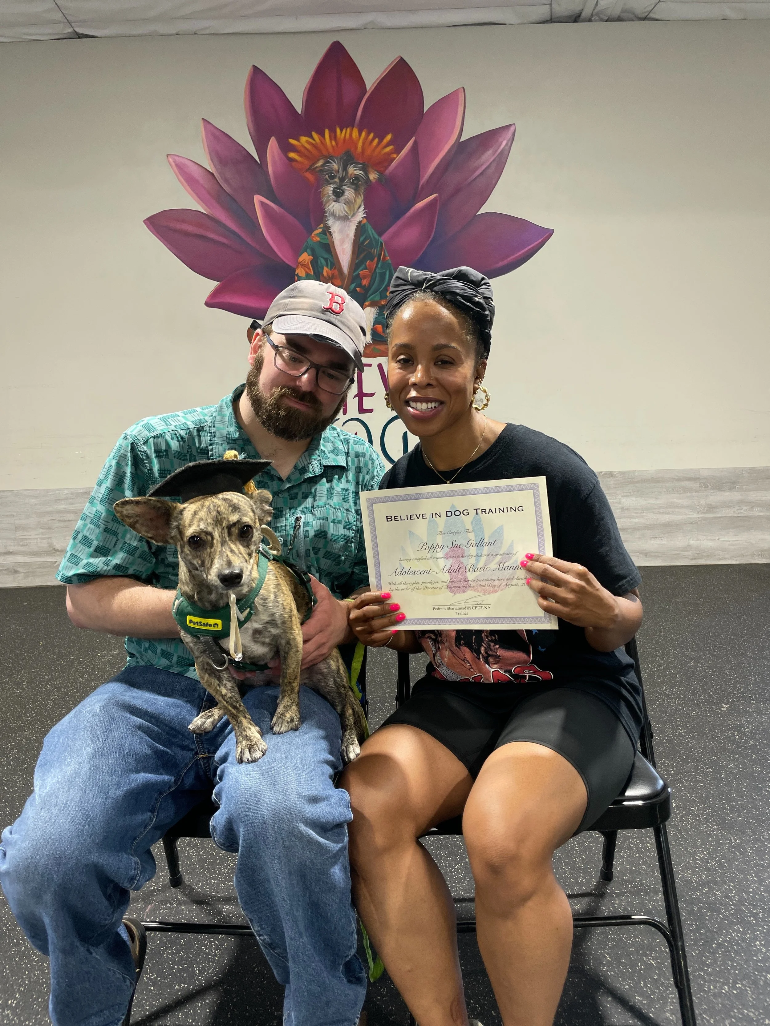 They didn&rsquo;t master perfection, but they definitely mastered making us proud. Congrats to the newest manners class grads! 
Staring: 
Poppy sue
Copernicus(Nico)
Rocky
Ruby