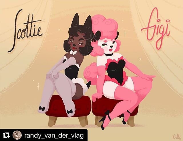 Look at this adorable fan art by @randy_van_der_vlag !! Sooo cute! 
#fanart #thepuppettes #puppettes #puppettesfanart #oc #originalcharacter #illustration