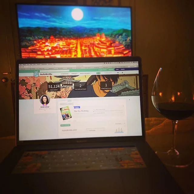 Let the writing begin!!
.
#nanowrimo2019 #nanowrimoprep #writing #winenight