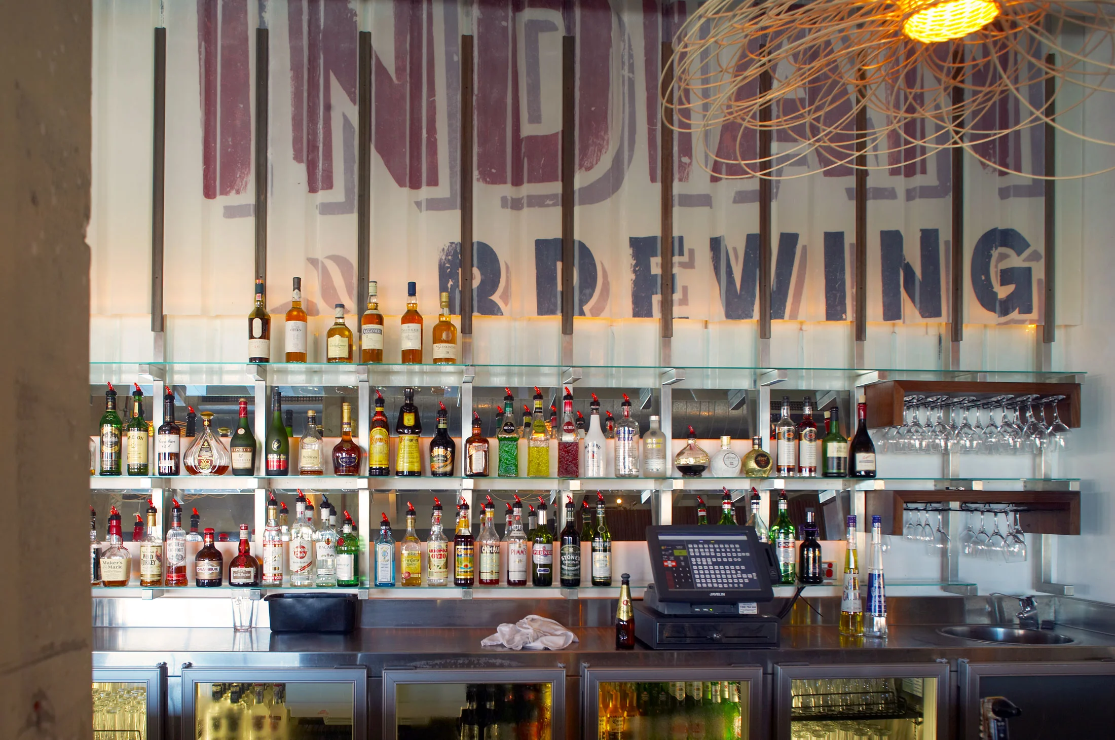 Indian Ocean Brewing Company – Bar Wall Graphic 