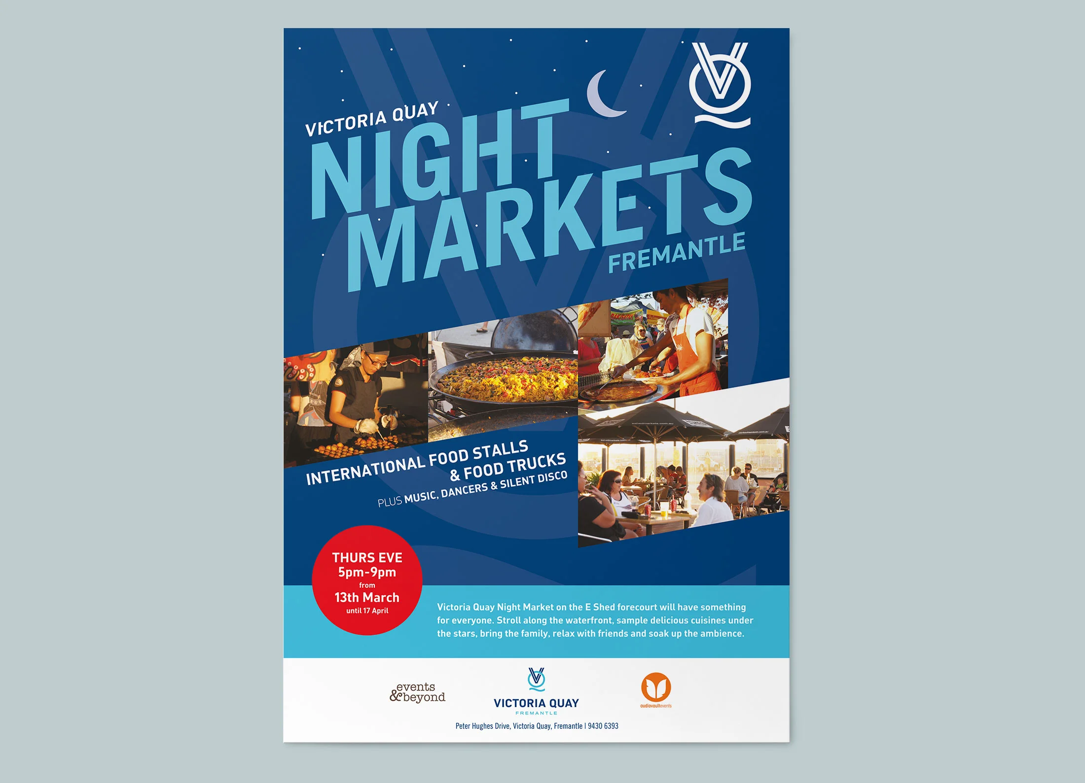 Victoria Quay – Night Markets Poster