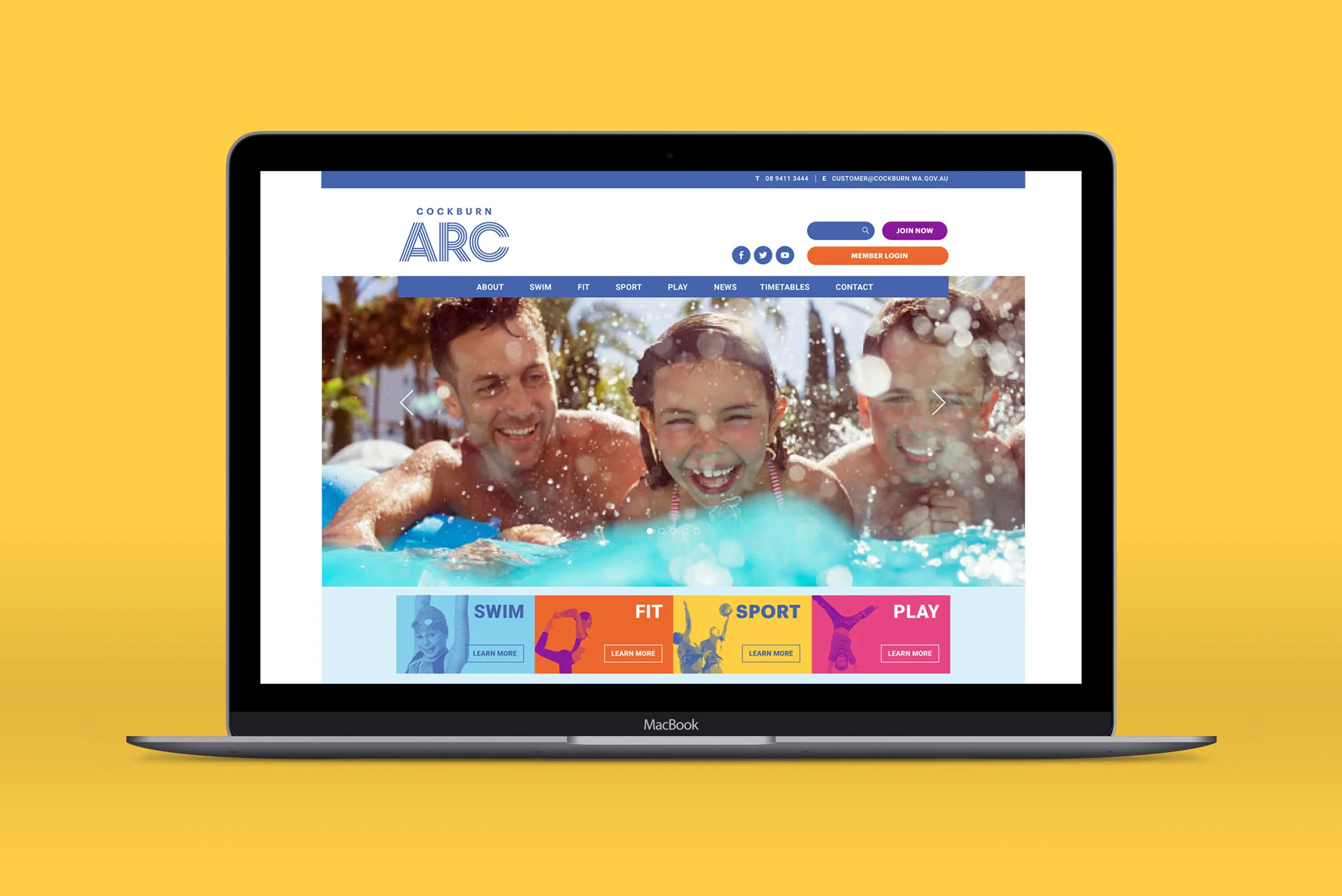 Cockburn ARC – Website