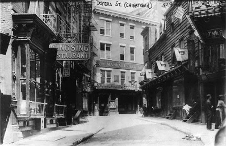 Doyers Street in 1909 via RK Chin