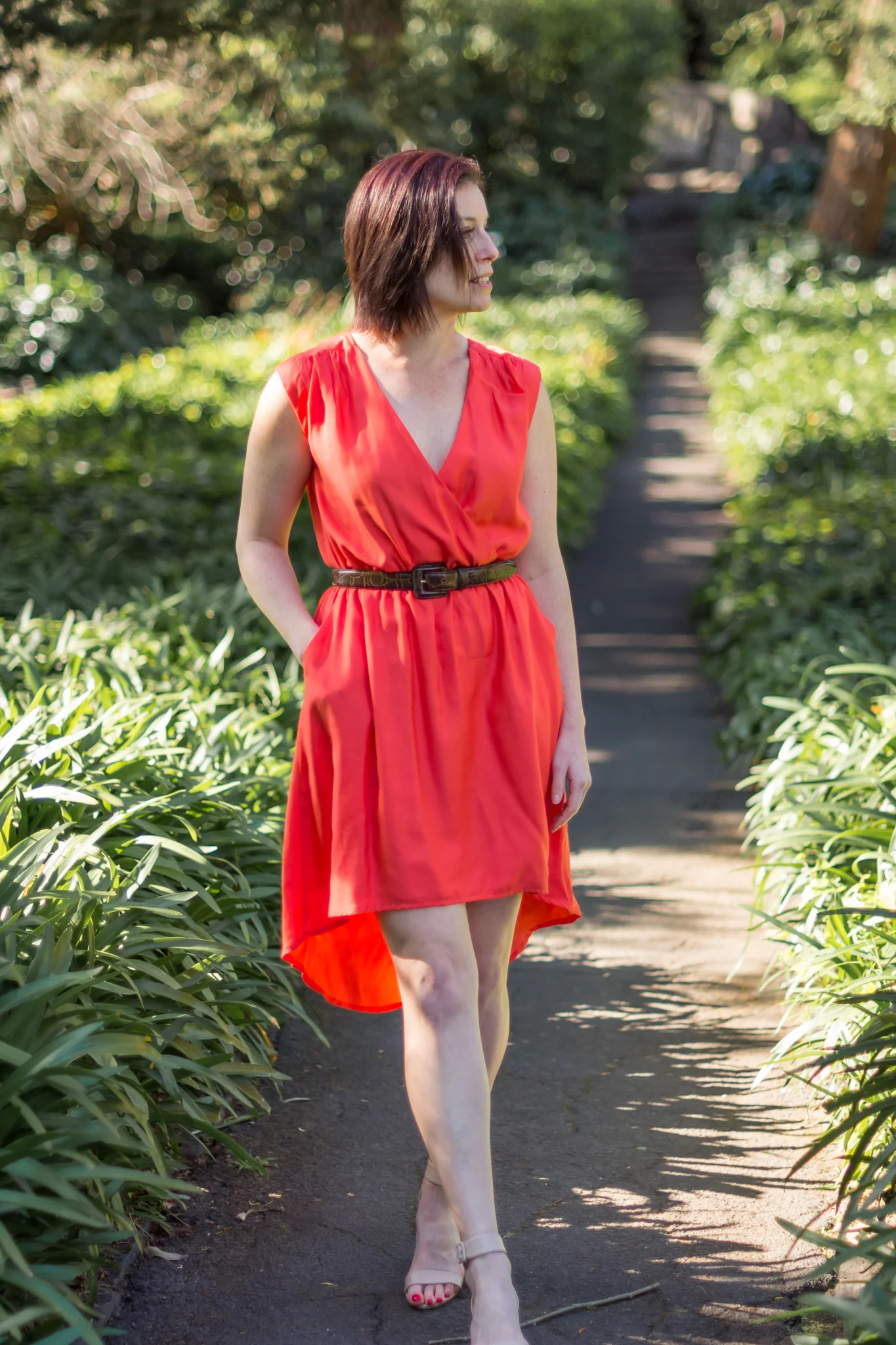 Cross Front Dress