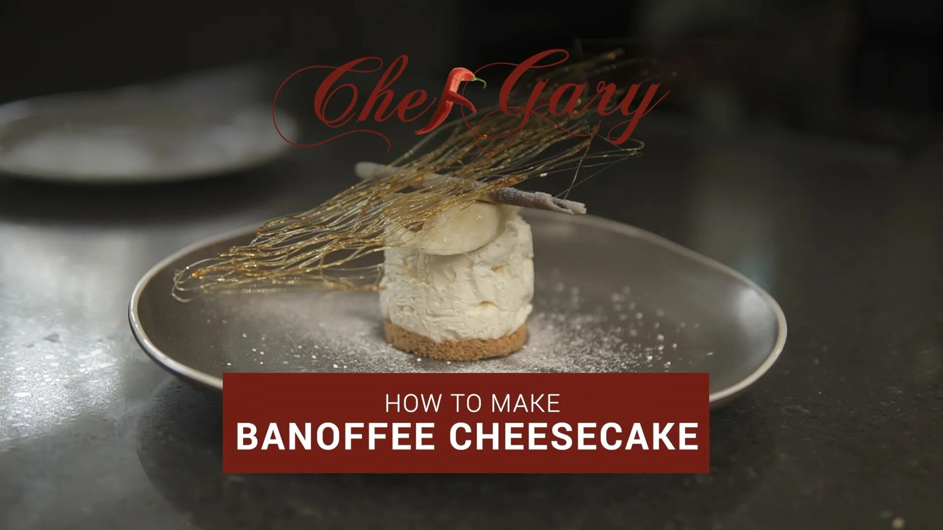 ChefGary's delicious recipe for banoffee cheesecake
