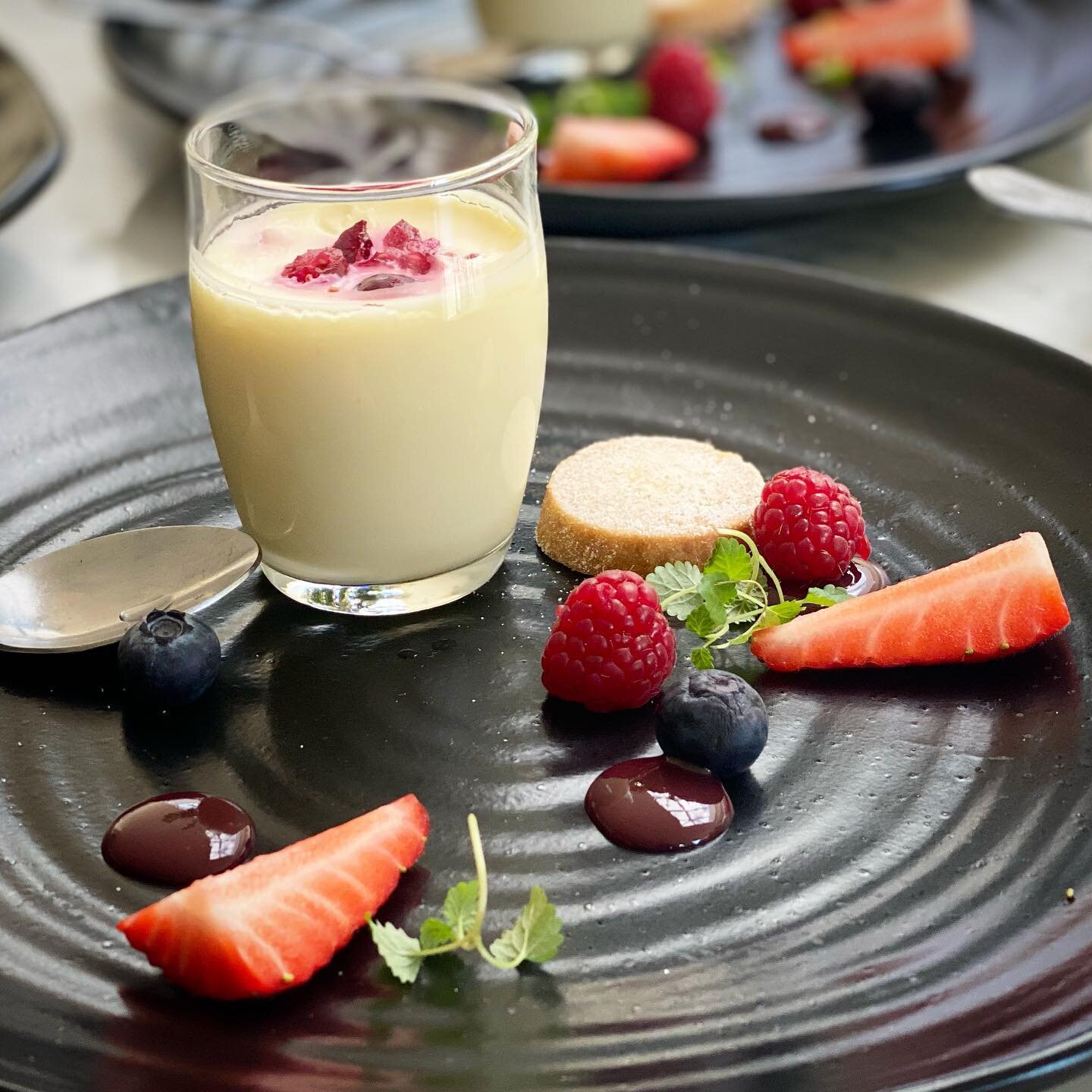 Lemon posset 
#privatechef #gourmetcatering #hampshirechef #dinnerparty #specialocassion #dorsetchef #dinnerparty #delivery #gourmetdining #homechef #delivery #hampshire #winchester #newforest