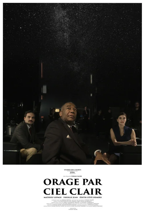 Orage Par Ciel Clair 发现了一个可能处于文明早期阶段的远程行星系统十年后,全世界需要回答一个问题:“我们是否应该联系这个文明?” 片长: 21 分钟 国家: 加拿大 导演: Yohan Faure