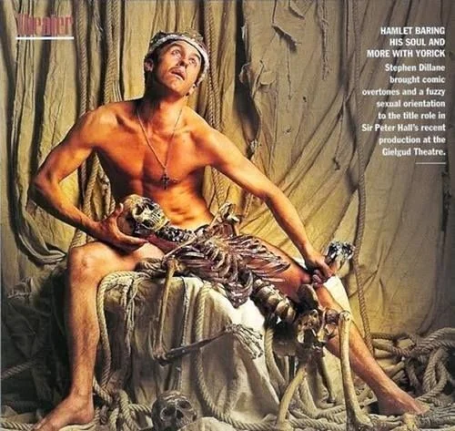  Much was made of the nudity in Hall's 1995 production - as this posed magazine photograph clearly shows.&nbsp; 