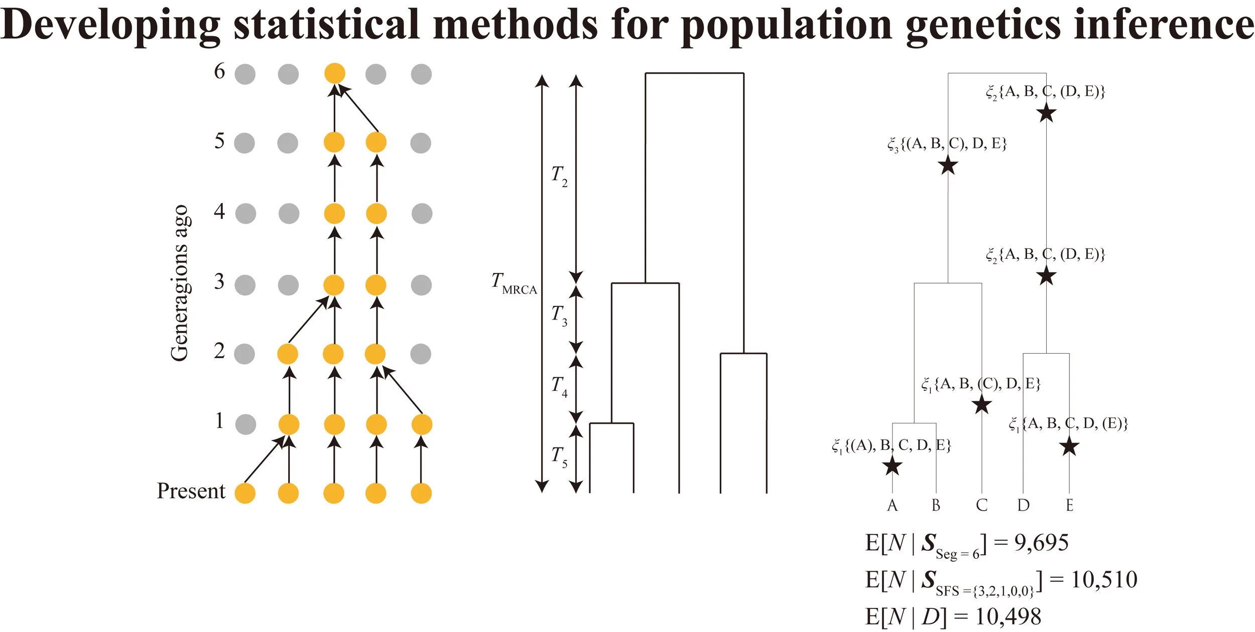 Nakagome et al . (2013) Stat Appl Genet Mol Biol Nakagome (2015) Genes Genet Syst