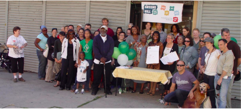Photo: Co-op lease signing September 11, 2010