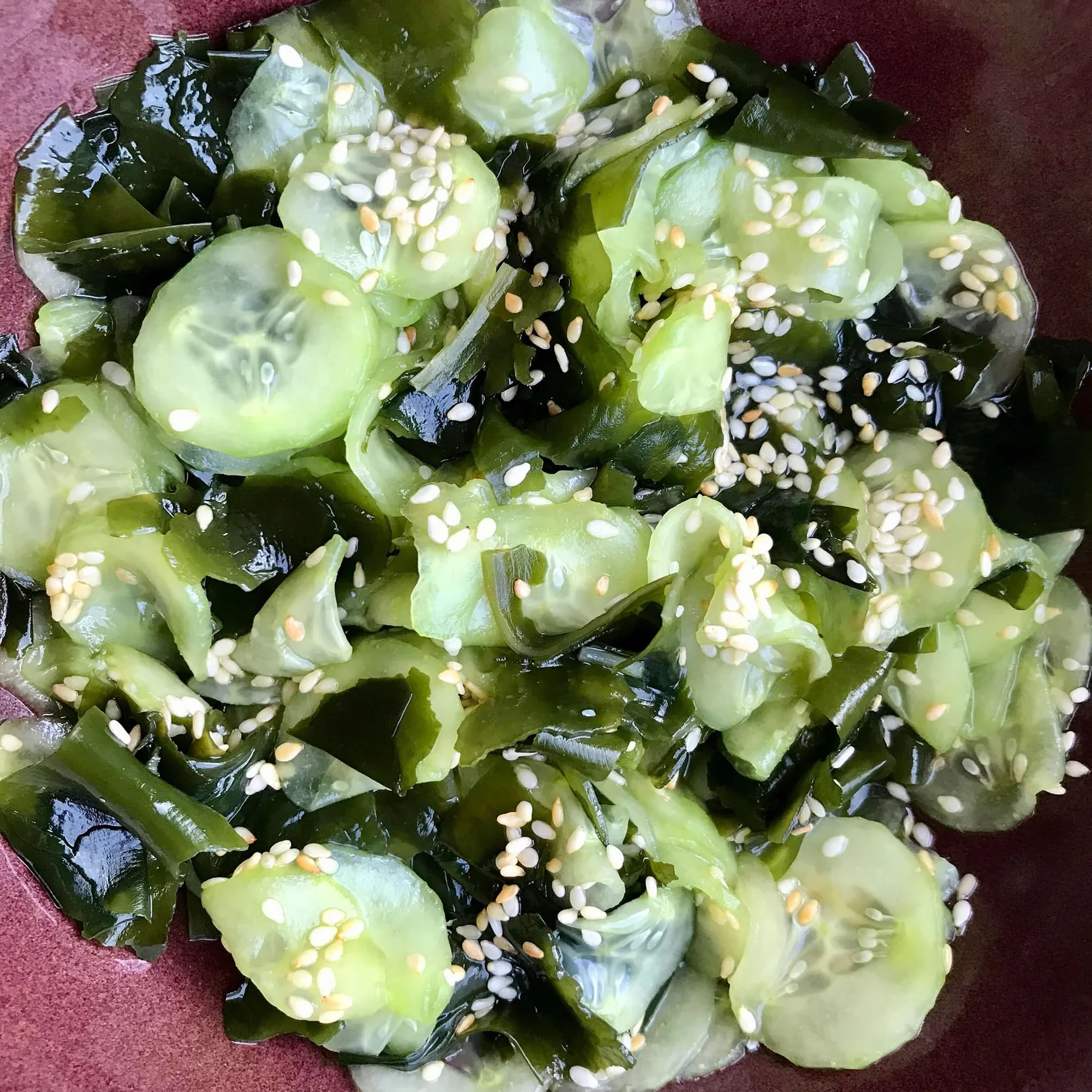 Cucumber Wakame Salad