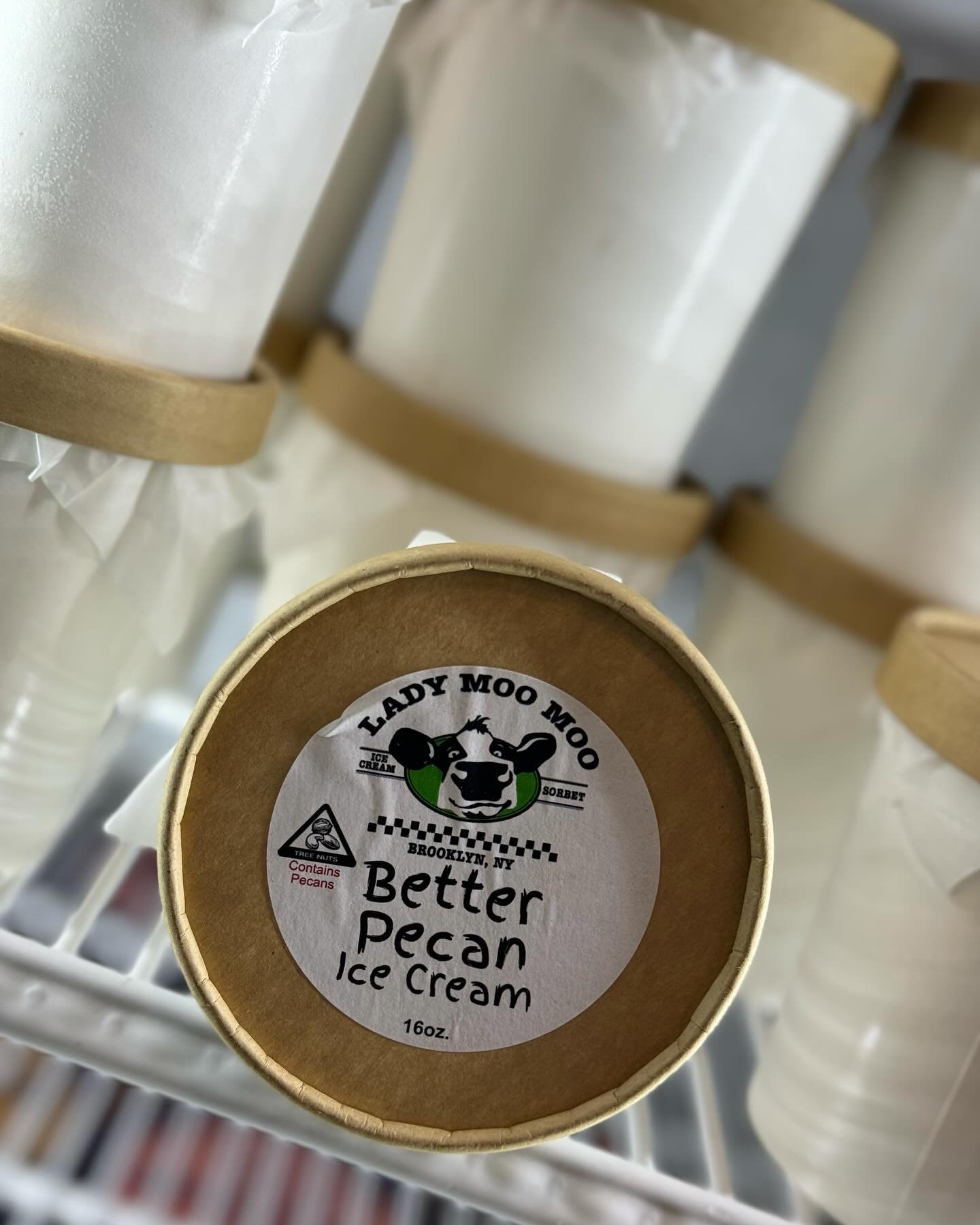 Spring is here! Come on in today and help us moooove some units of locally-churned artisan ice cream from the inimitable @ladymoomoonyc !!!

In store now: Better Pecan, Cookies &amp; Cream, Matcha Green Tea and Vegan Black Currant Sorbet 🍧🍧🍧

[ima