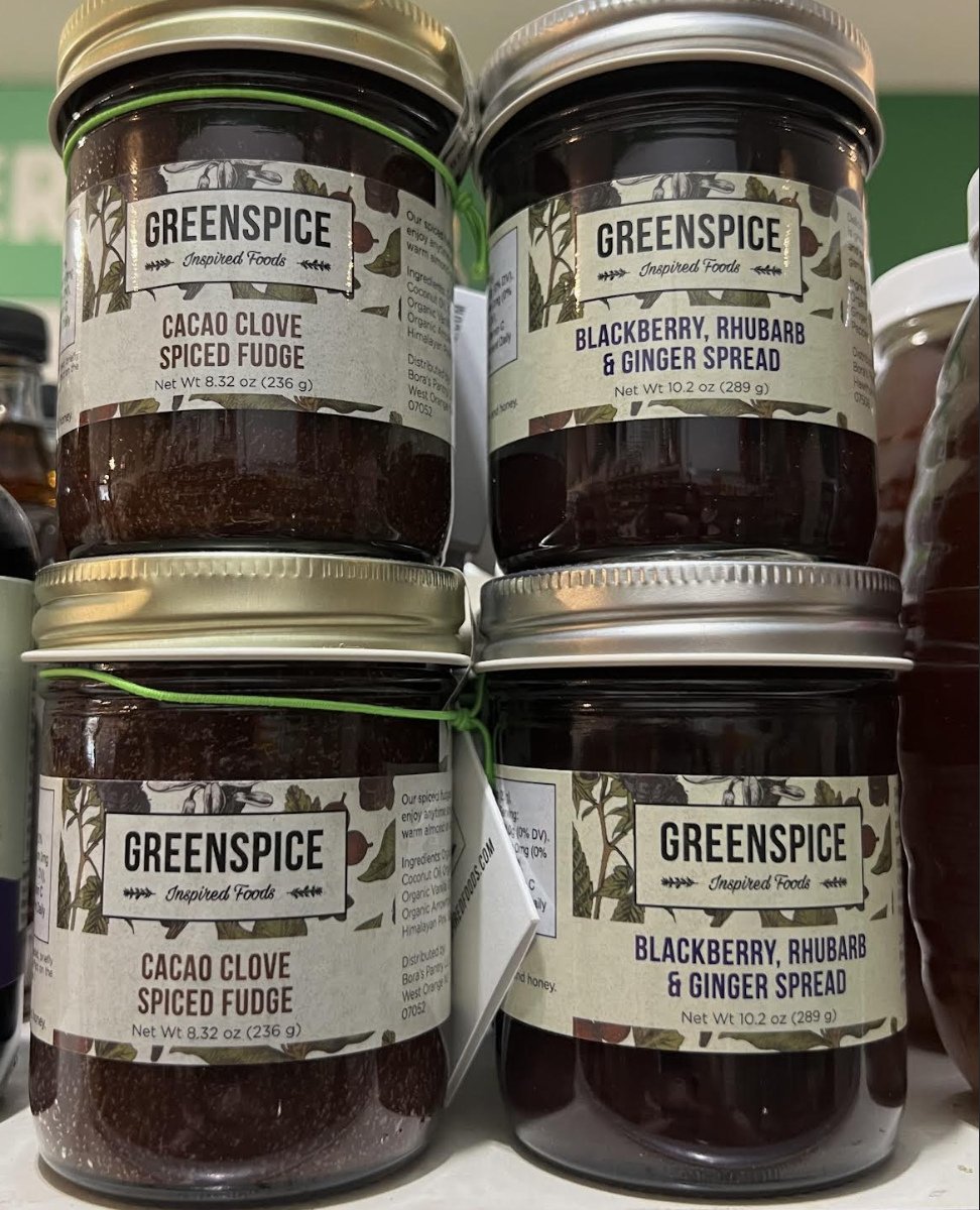Fear not! Rhubarb season may be ending soon, but our friends at @greenspiceif have us covered with their delicious Blackberry, Rhubarb &amp; Ginger Spread. Try it slathered it on a piece of toasted @shewolfbakery bread or swirled into a bowl of @aret