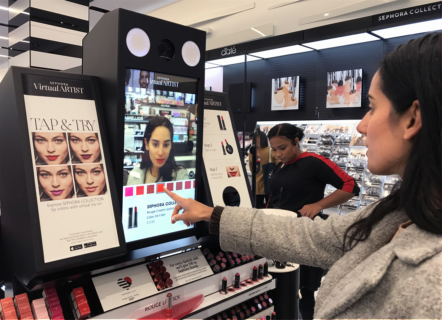 Sephora — Perch - Retail Marketing Lift-And-Learn Digital Signage, Kiosks, and In-Store Analytics Software