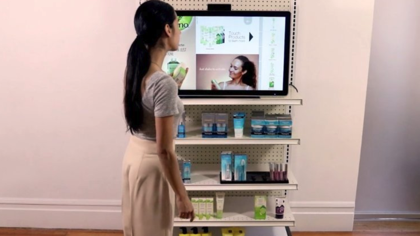 CoverGirl Virtual TryOn Magic Mirror Retail Display With Lift And