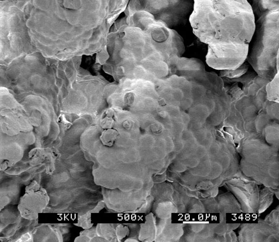 Product A SEM at 500x magnification