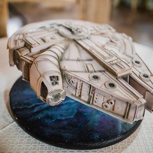 Our family does like Star Wars... but none as much as my son-in-law Brandon Brumfield @wilderness_jedi . Actually, I don&rsquo;t know anyone who likes Star Wars as much as he does.

He even wanted to subtly (or not so subtly) add it into his and Juli