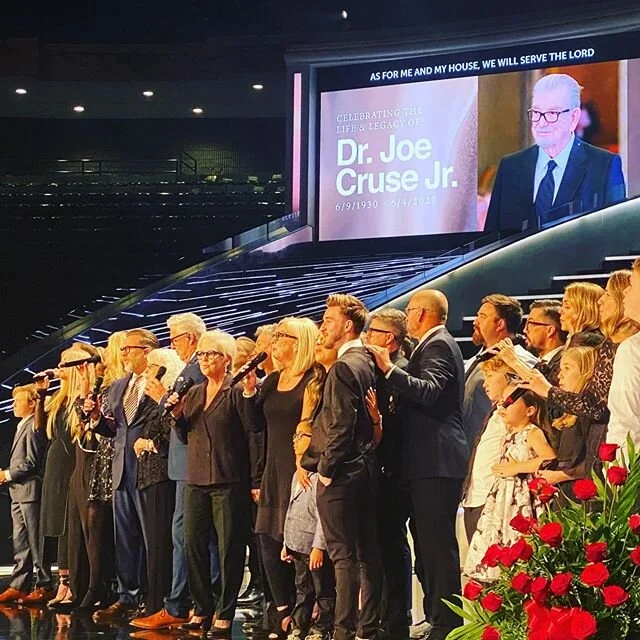 Yesterday, we celebrated the life of an amazing man of God and friend Dr. Joe Cruse, Jr. the father and grandfather of several of my dear, long-time friends. 
This man loved God with all his heart and loved people SO much and served God all of his li