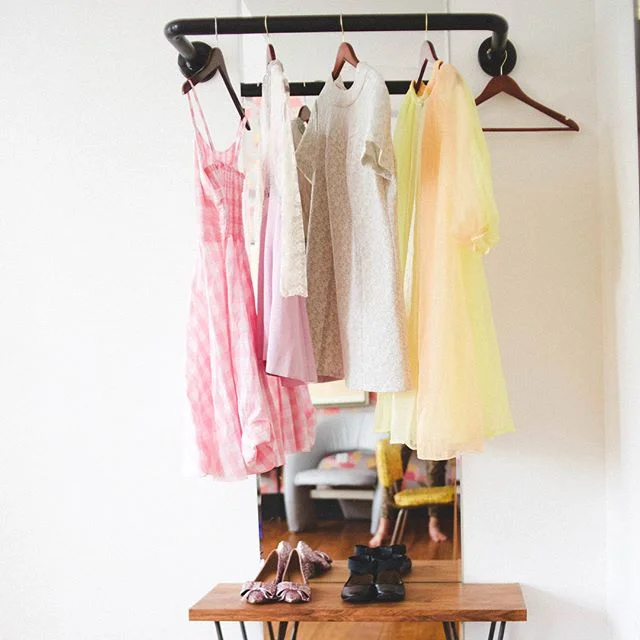 INT. DWELL HOTEL - DAY
Out of her suitcase she pulls a rainbow of dresses just begging to be adventured in.
✨✨✨✨✨
My vintage babies look right at home in @thedwellhotel. Oh and those sparkly shoes right there? Bury me in them pls.