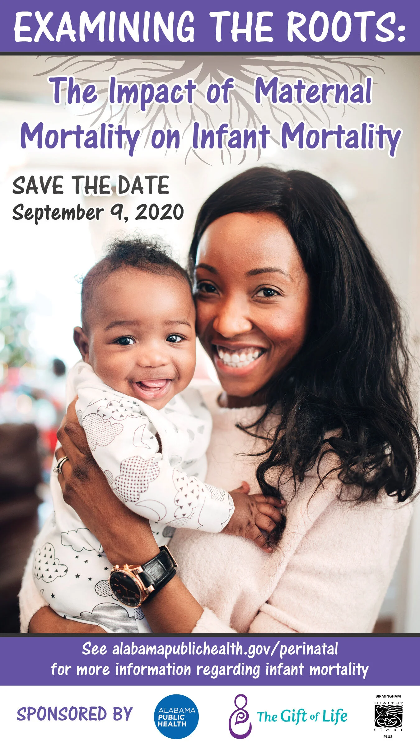 ADPH, Gift of Life, Birmingham Healthy Start Plus to Present "Examining the Roots: The Impact of Maternal Mortality on Infant Mortality