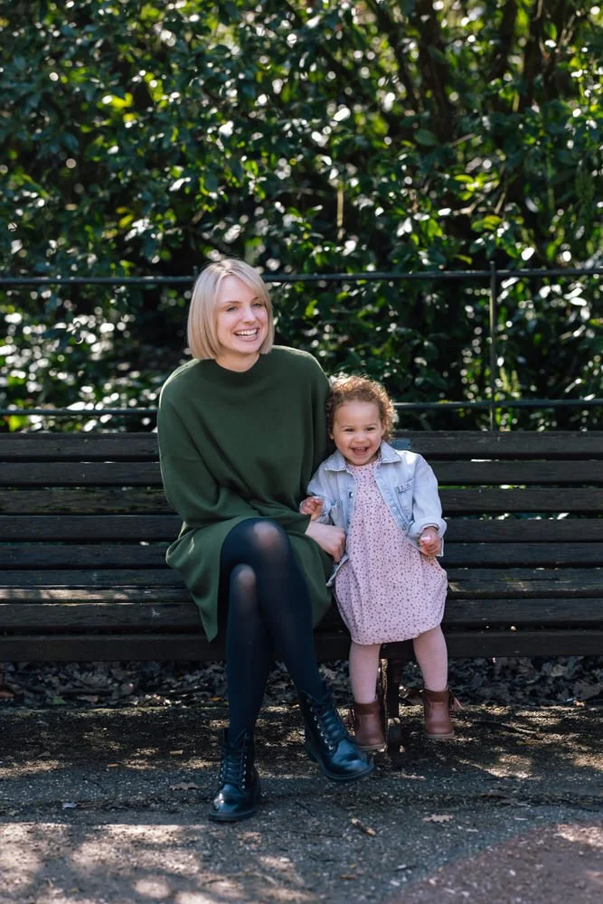 Mum and daughter Battersea park family photoshoot