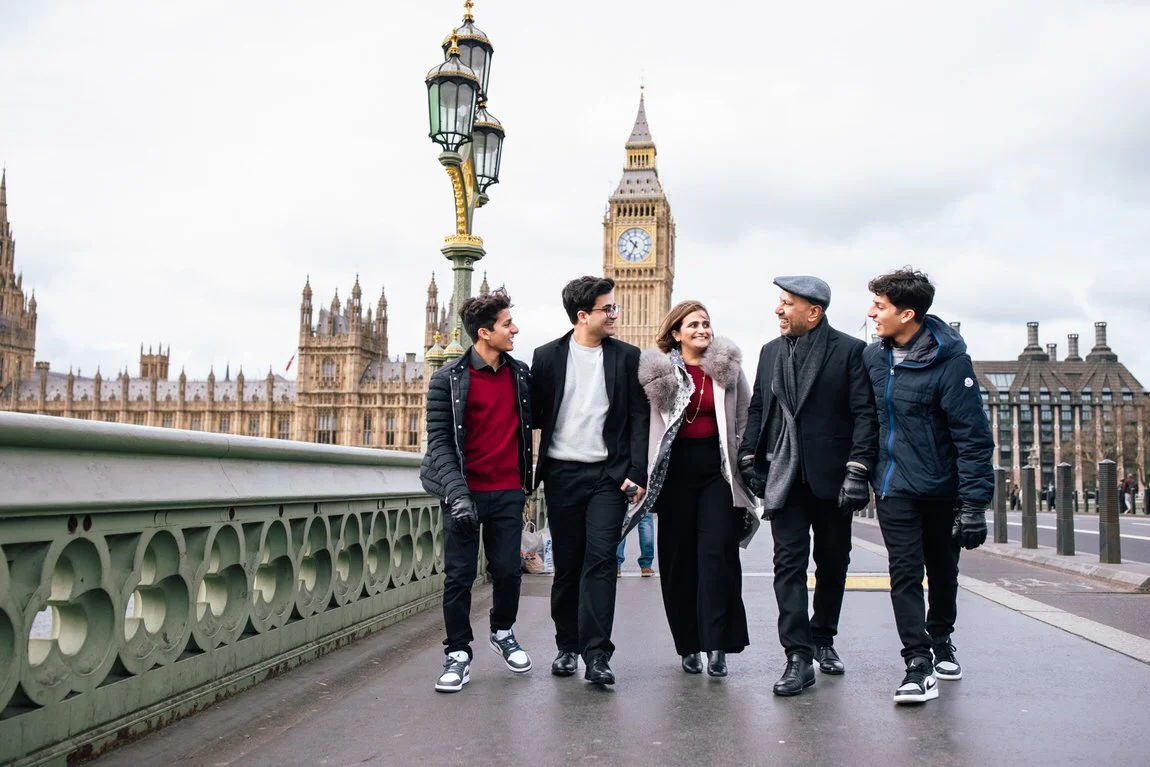 London photoshoot by Big Ben