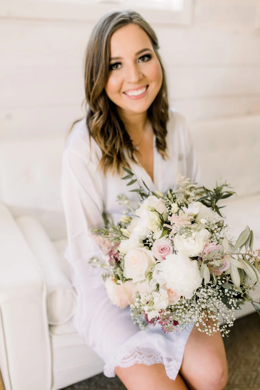 Wedding Hair And Makeup At Legacy Hill Farm In Welch Minnesota