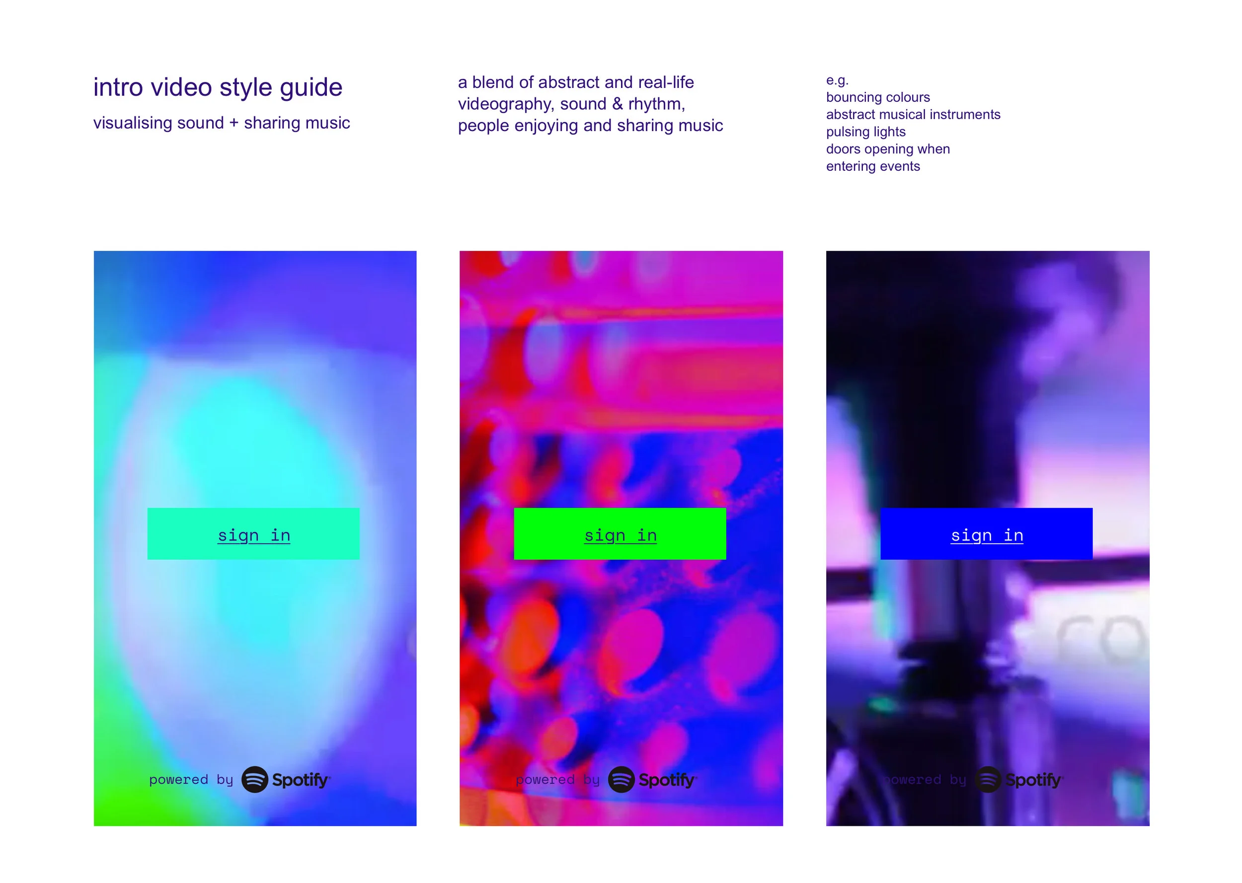 + magnify video style guide