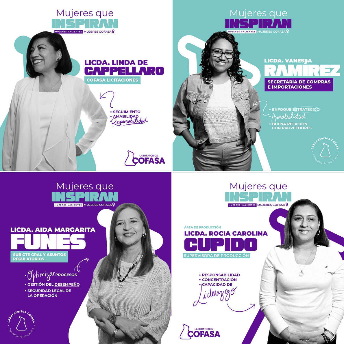 Mujeres que inspiran, lideran y transforman en Laboratorios COFASA