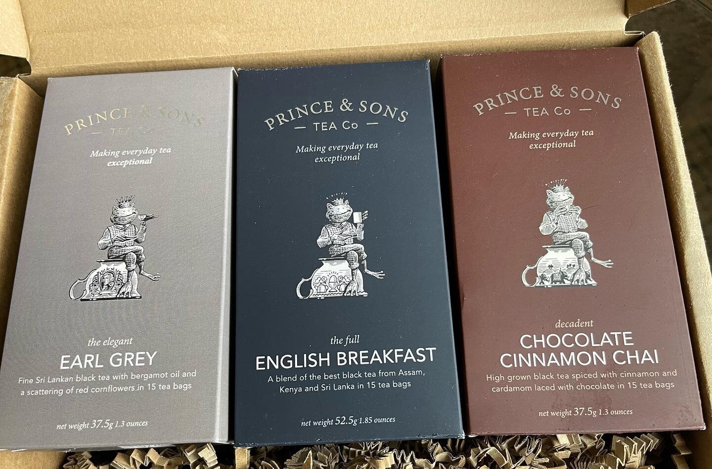 I first tried @princeteaco Prince &amp; Sons teas just this Feb at  @doubleredduke. Loved it ! Came back home to the US and learned they were only available in partner hotels/inns, or online delivery in the UK only. Took the opportunity on this recen