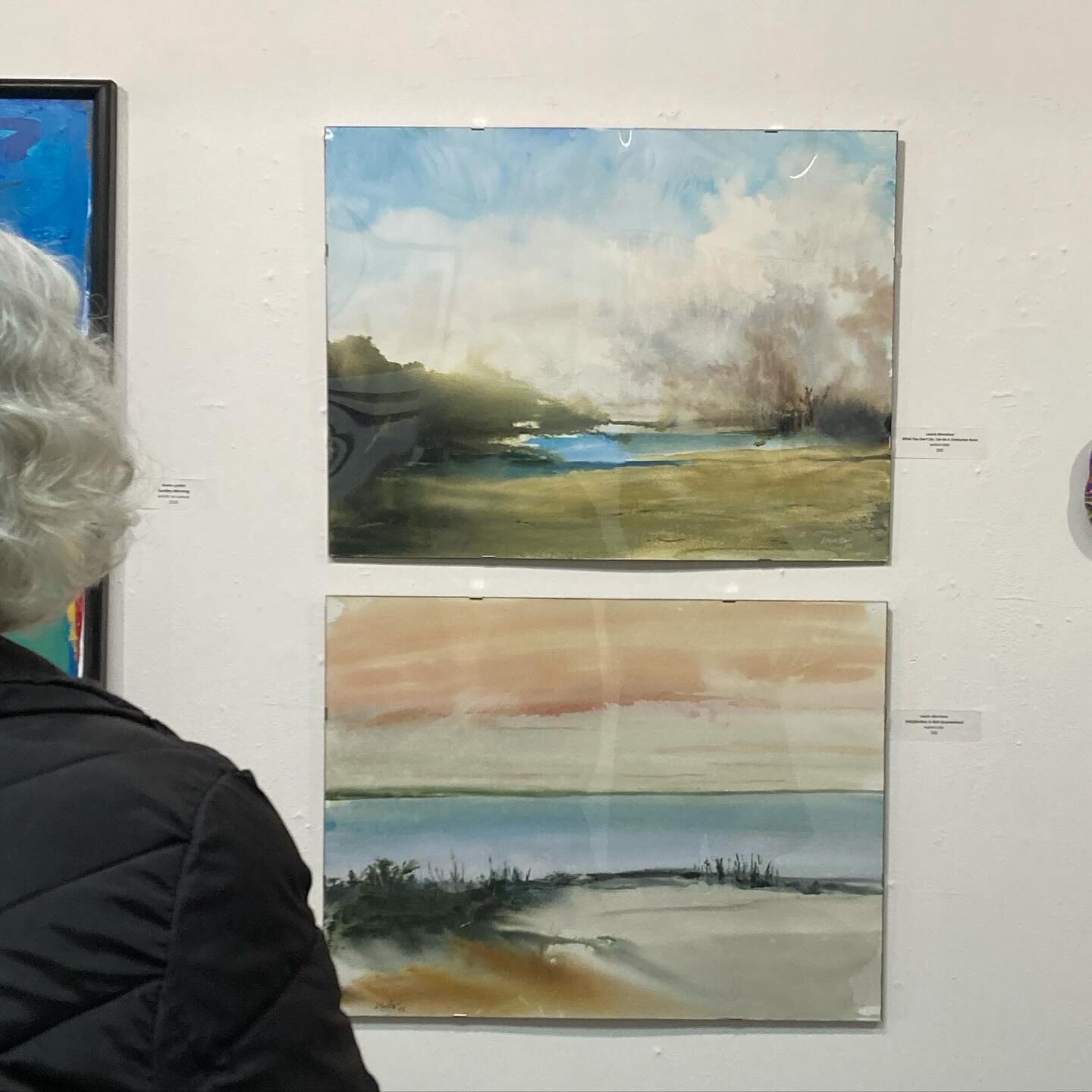 Exhibiting Two paintings at Harvest of Artists show at #bjspokegallery  in Huntington, NY. Show on through end of January.  Stop by and enjoy! #watercolorpainting #watercolorpractice #watercolorart #bjspokegallery #harvestofartists #artforgifts #hunt