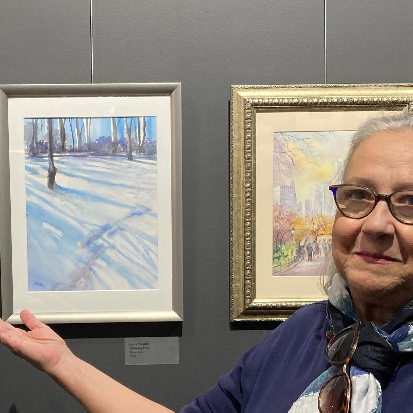 Proud to be invited to show at D Velez Gallery in Huntington  #dvelezartgallery  #huntington #huntingtonartgallery #longislandlife # watercolorlandscape #artforsalebyartist #winterwatercolor