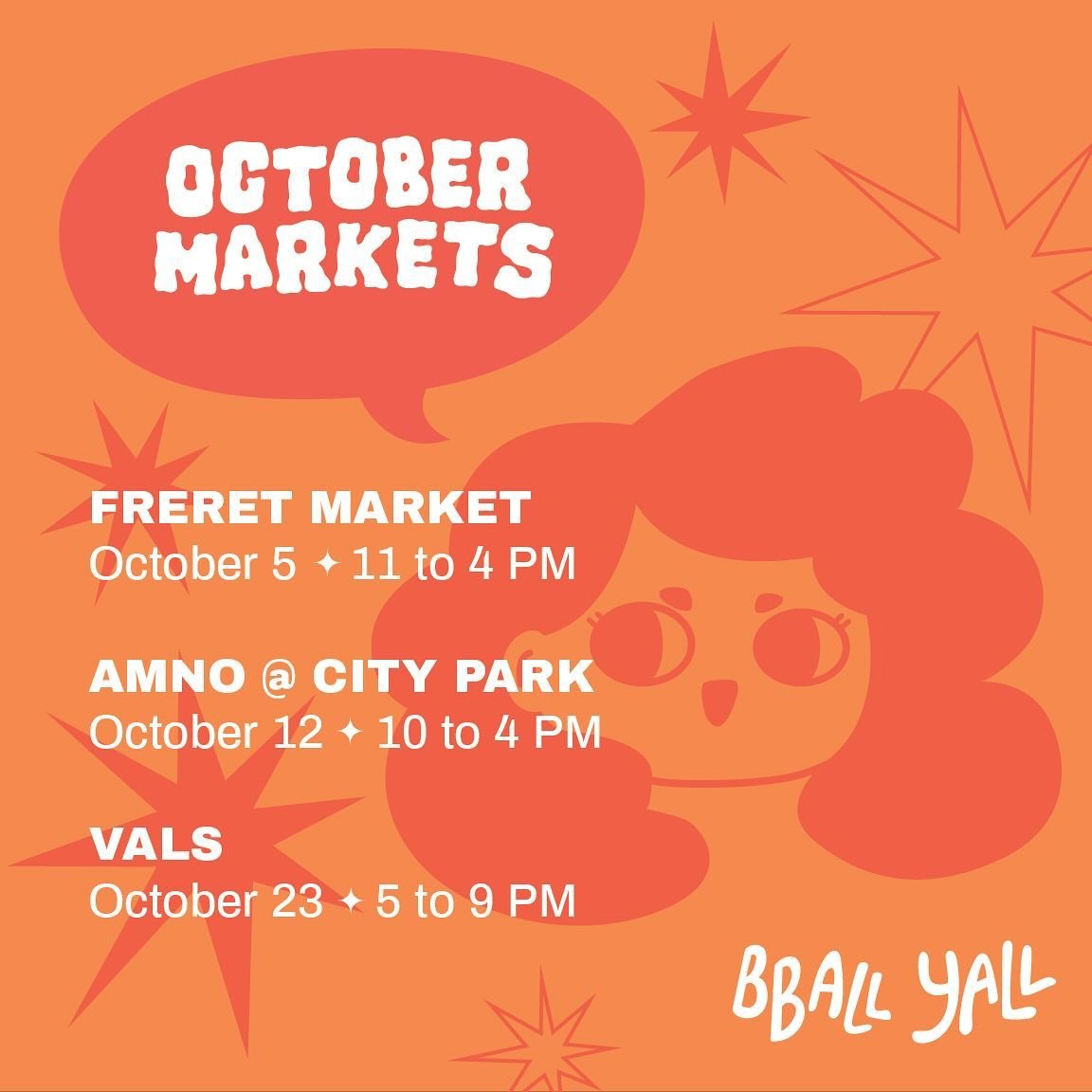Uhh forgot to post my October schedule hehehe. Come see me!!