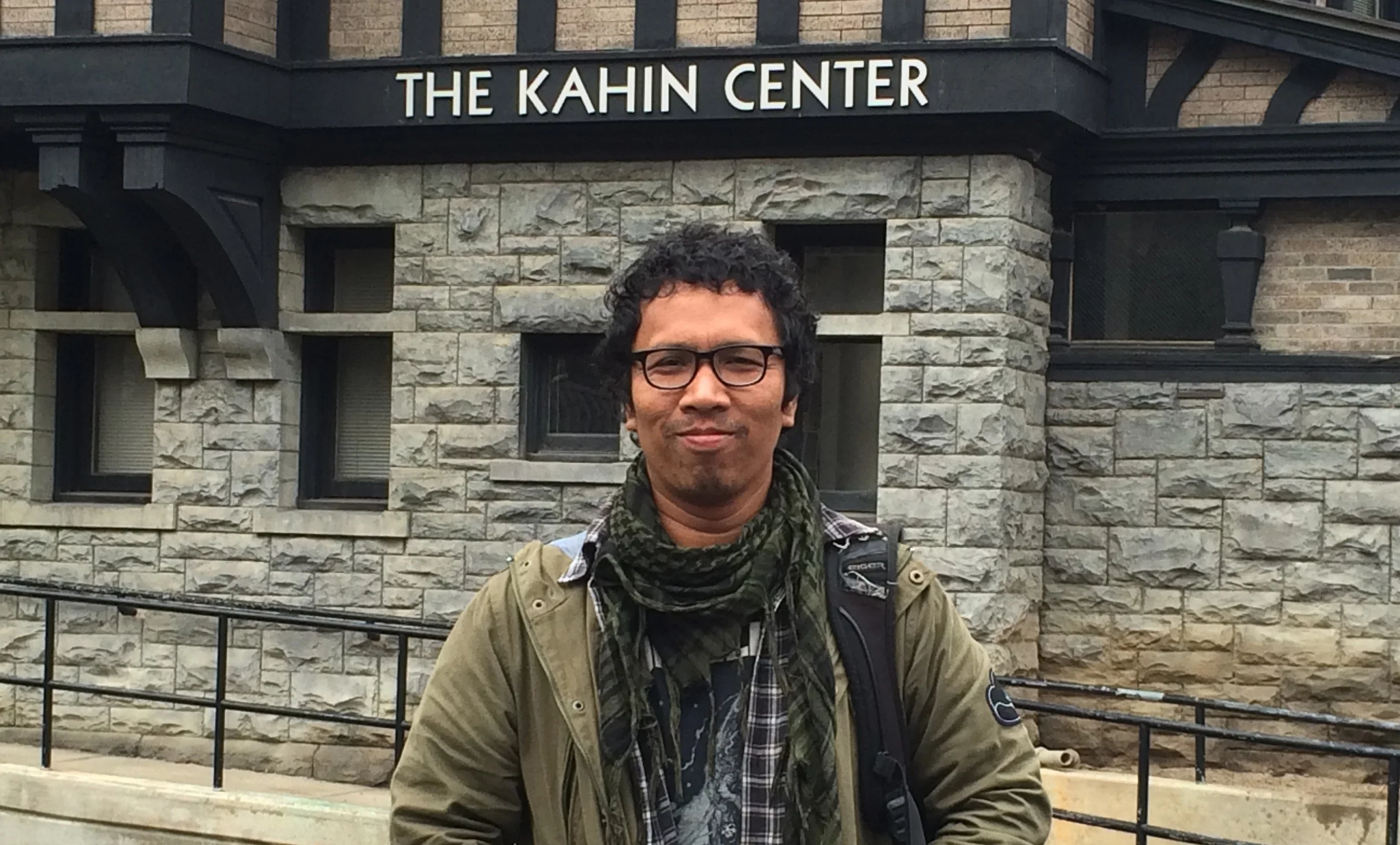 Javanese professor, curator and art historian, Aminudin Siregar TH, visiting the Kahin Center for Southeast Asian Studies while working in New York.