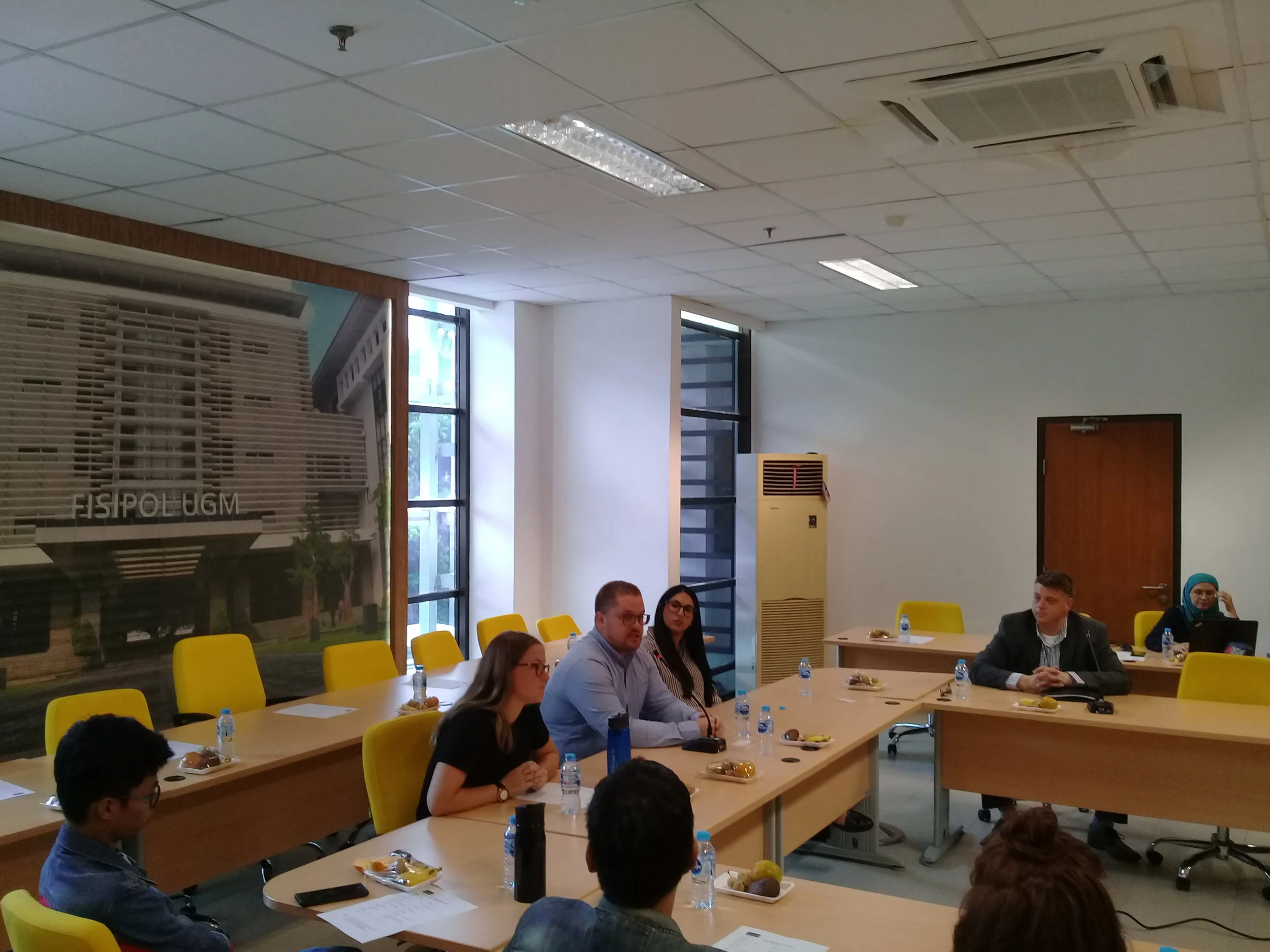 A roundtable discussion at Gadjah Mada University focusing on the state of Democracy in Indonesia today.