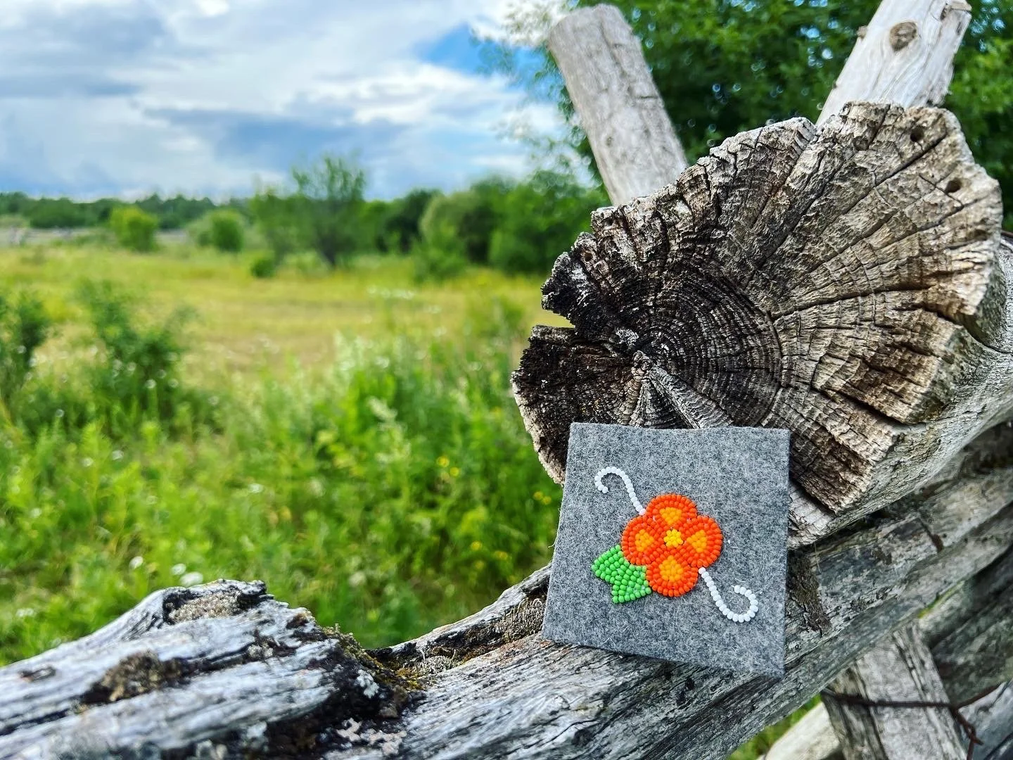 Métis Floral Beaded Patch Kit — Marissa Magneson