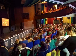 Audience in Skopje, Macedonia