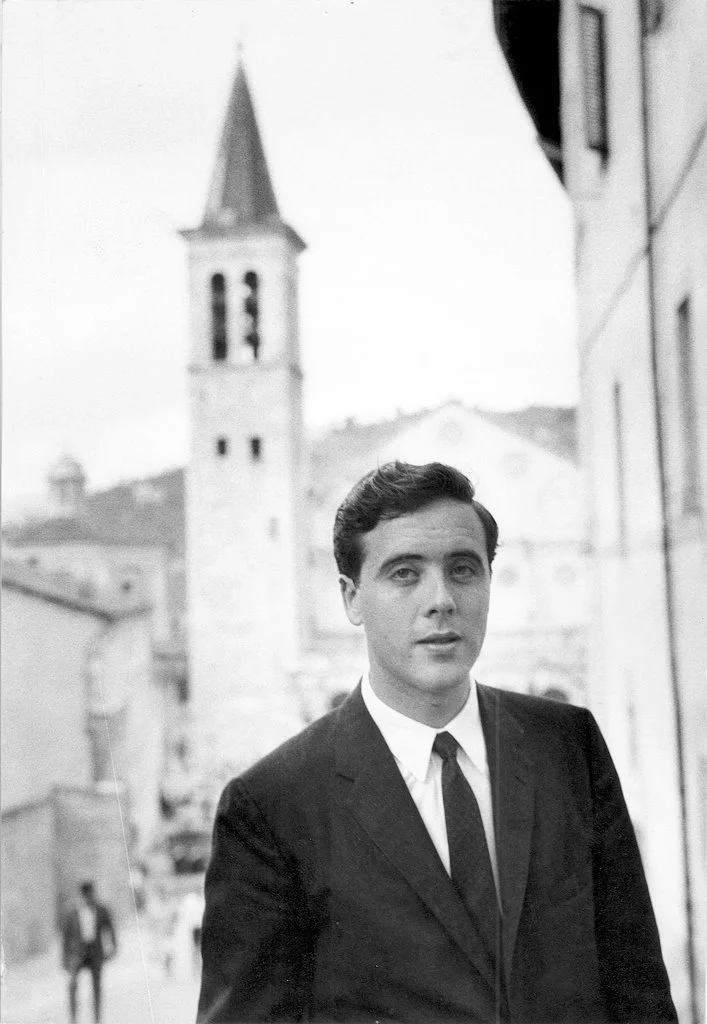  25 years old and thrilled to be  singing in Spoleto, Italy 