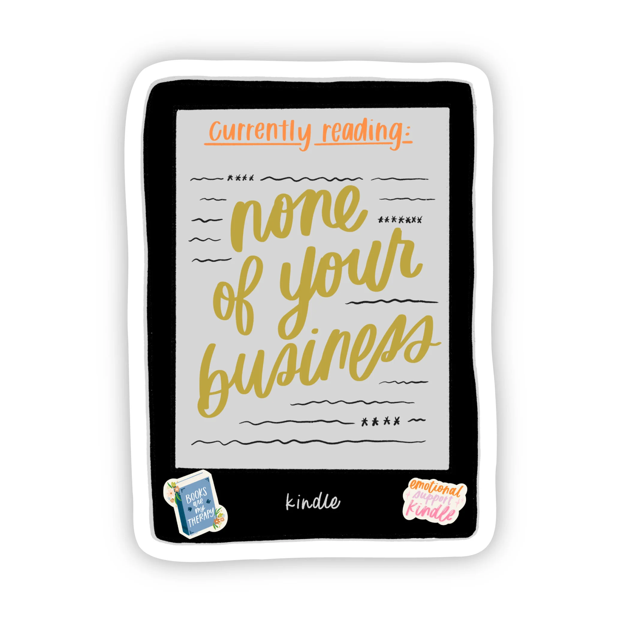 Kindle Sticker