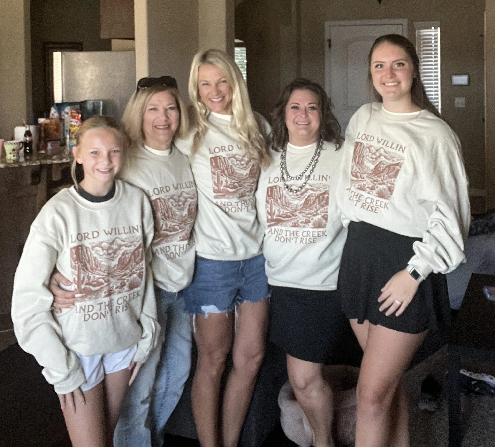 New! Lord Willing and the Creek Don't Rise on Cream