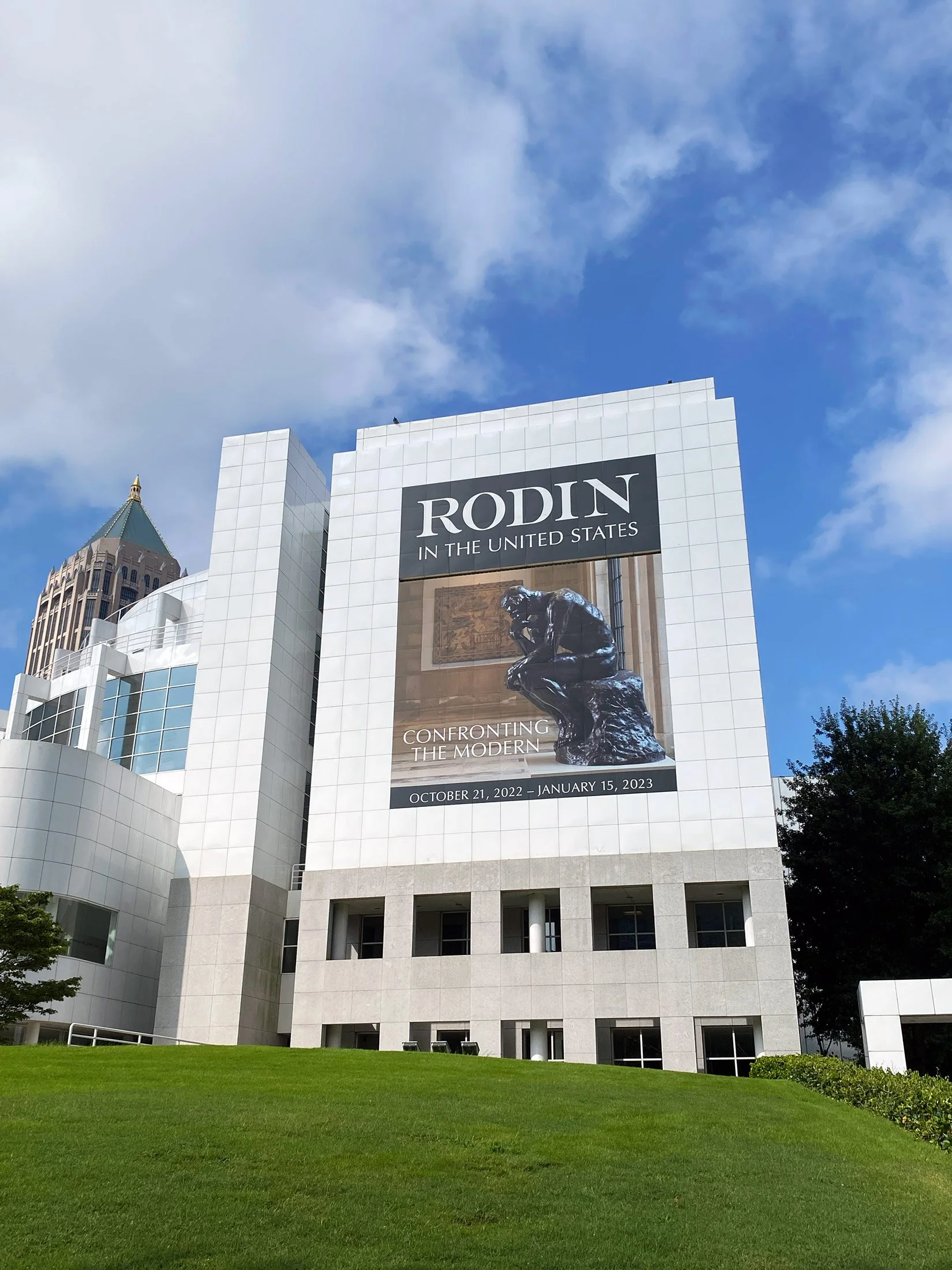 Exhibition identity and graphic design · Museum building banner design · timeline design · graphic coordination