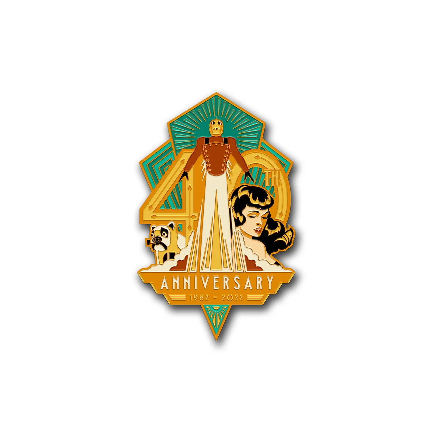 40th Anniversary The Rocketeer Pin