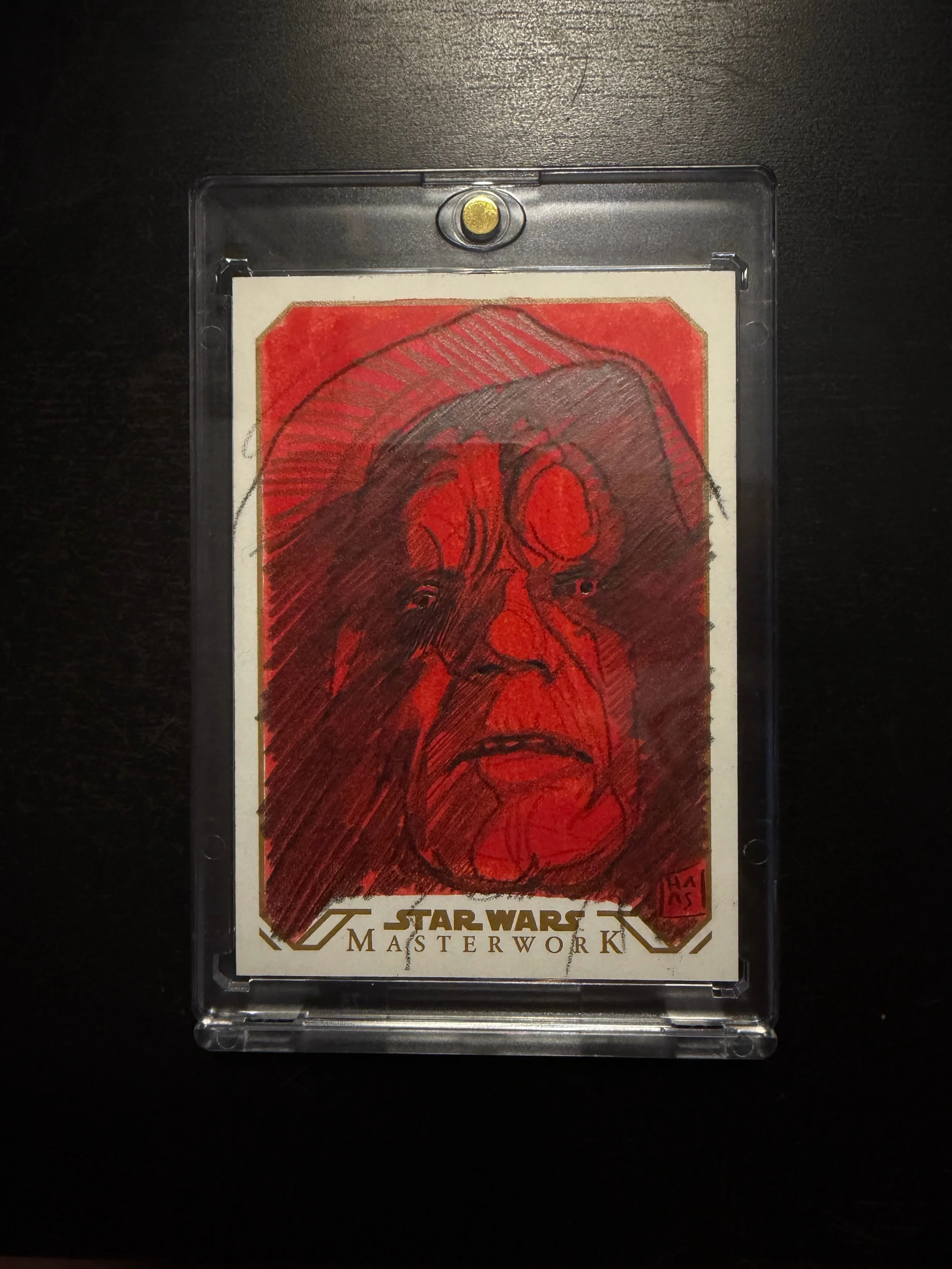 Palpatine Topps Star Wars Sketch Card