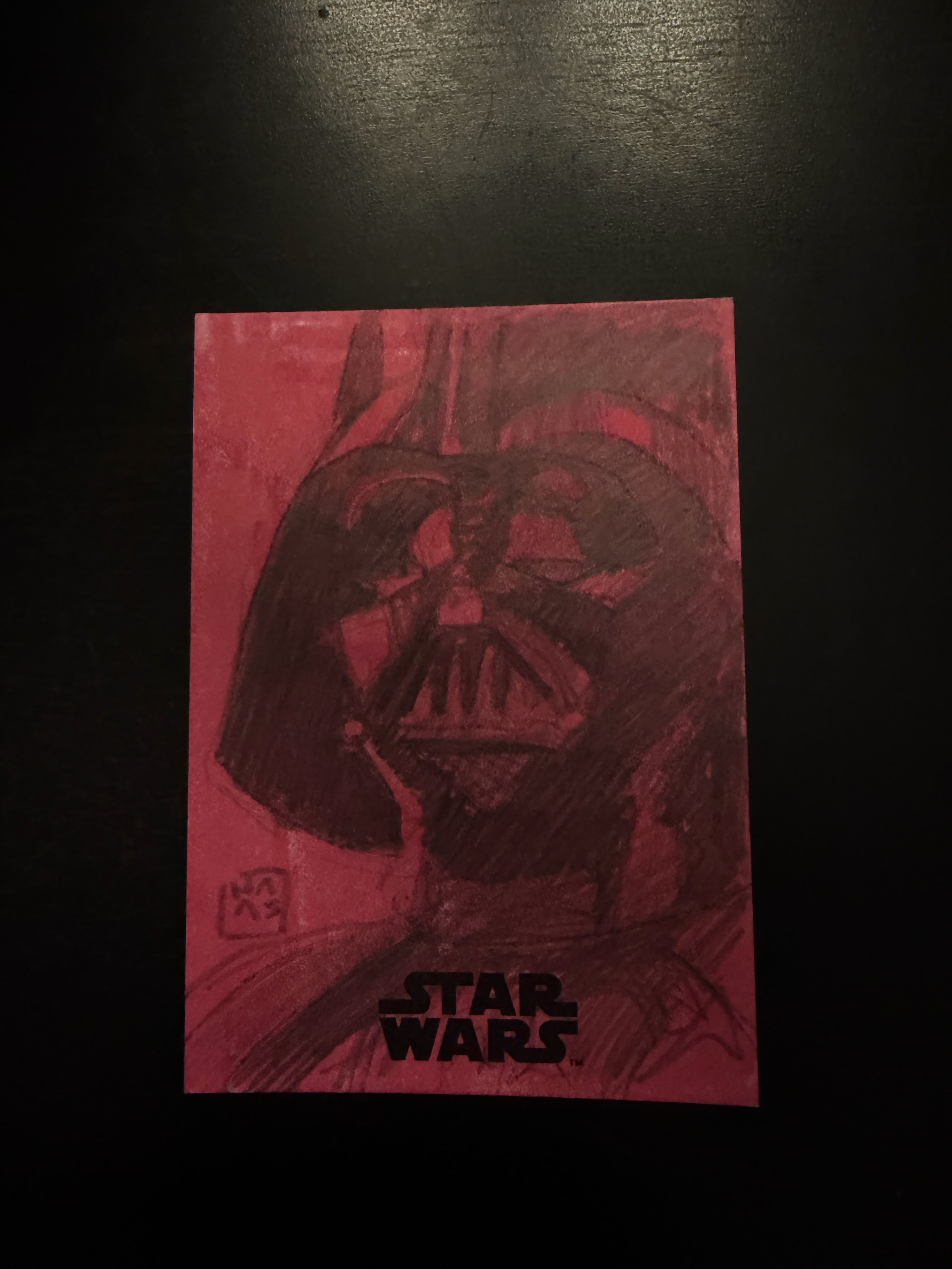 Vader Topps Star Wars Sketch Card